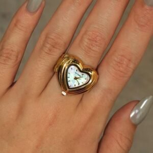 Heart Finger Ring Watch